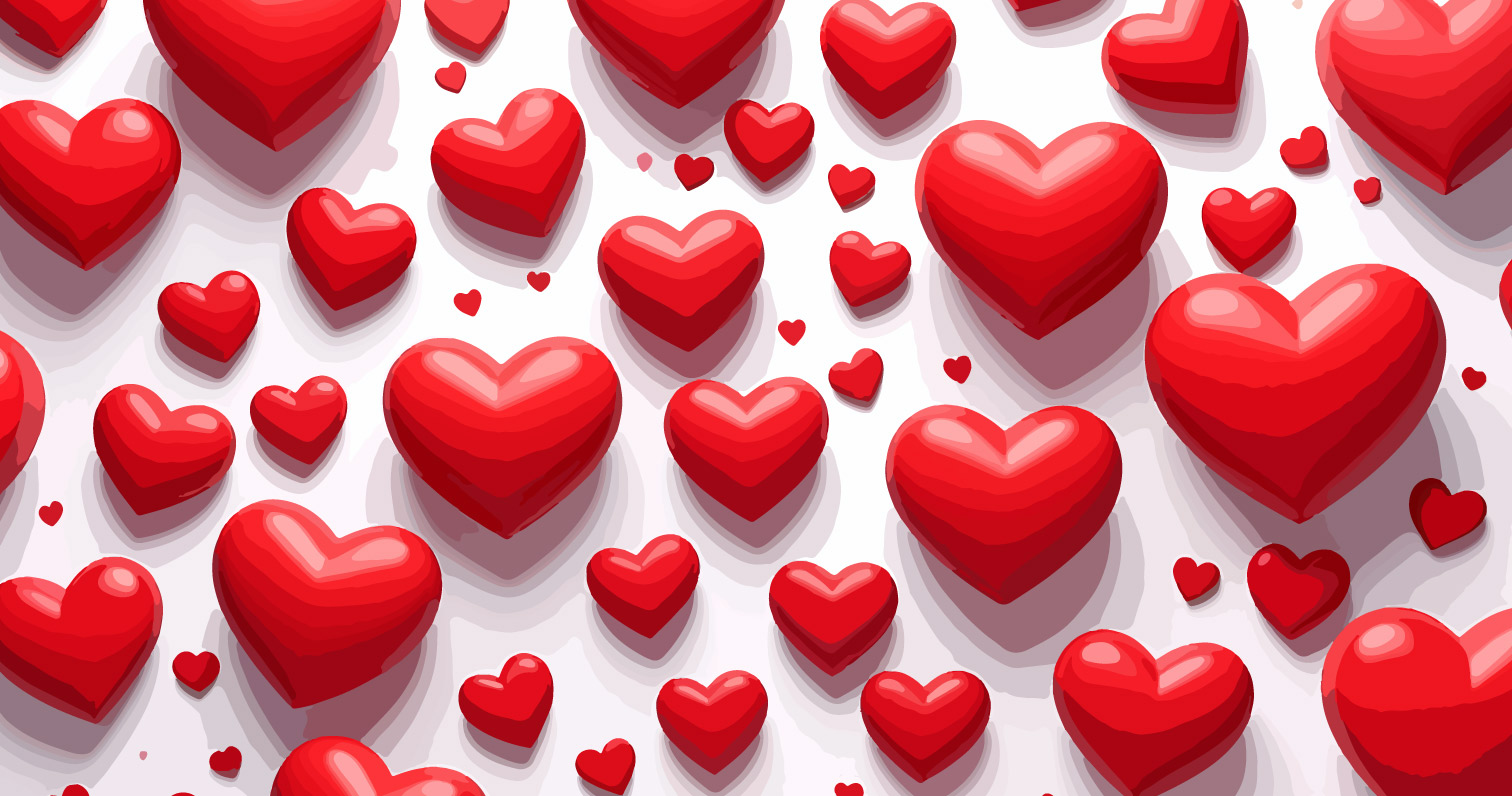 Background Image Option: Bubble Hearts